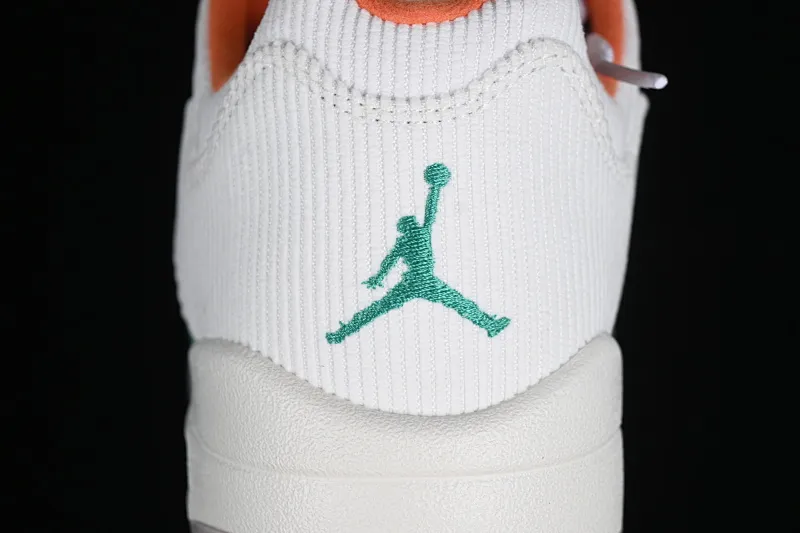 All categories Air Jordan Jordan series basketball shoes Air Jordan 5 Z version Air Jordan 5 Low AJ5 Joe 5 corduroy white orange green CW4204-100